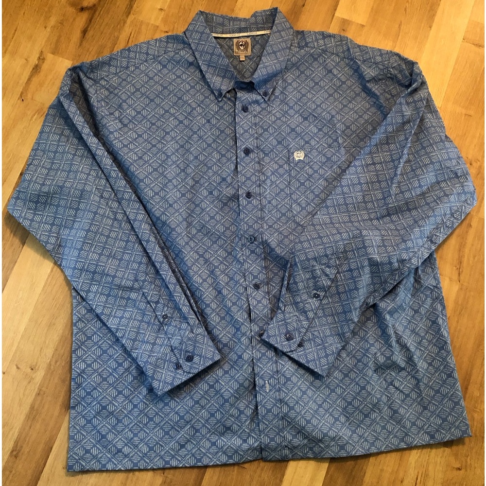 COPY - CINCH Western Style Long Sleeve Button Up Dress Shirt NWOT Size XXL